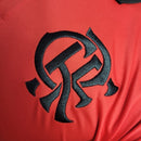 Camisa Flamengo Polo Treino 23/24 Torcedor Masculina - Vermelha com detalhes em preto