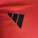 Camisa Flamengo Polo Treino 23/24 Torcedor Masculina - Vermelha com detalhes em preto