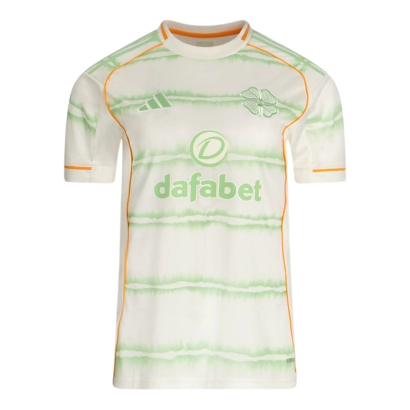 Camisa Celtic III 25/26 - Torcedor Adidas Feminina - Branca e verde