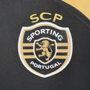 Camisa Sporting Lisboa III 23/24 - Torcedor Nike Masculina - Preta com detalhes em dourado