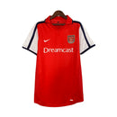Camisa Arsenal Retrô 2001/2002 Vermelho - Nike