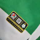 Camisa Santos Laguna I 23/24 - Torcedor Charly Masculina - Verde e branca com detalhes em preto