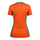 Camisa Seleção Costa do Marfim I 26/27 - Torcedor Puma Feminina - Laranja com detalhes em verde