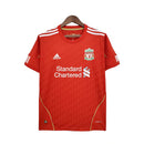 Camisa Retrô Liverpool I 2010/2011 - Masculina Adidas - Vermelha com detalhes em branco
