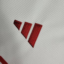 Camisa Manchester United II 23/24 - Torcedor Adidas Masculina - Branca com detalhes em vermelho