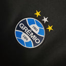 Camisa Grêmio Treino 23/24 - Torcedor Umbro Masculina - Preta com detalhes em cinza