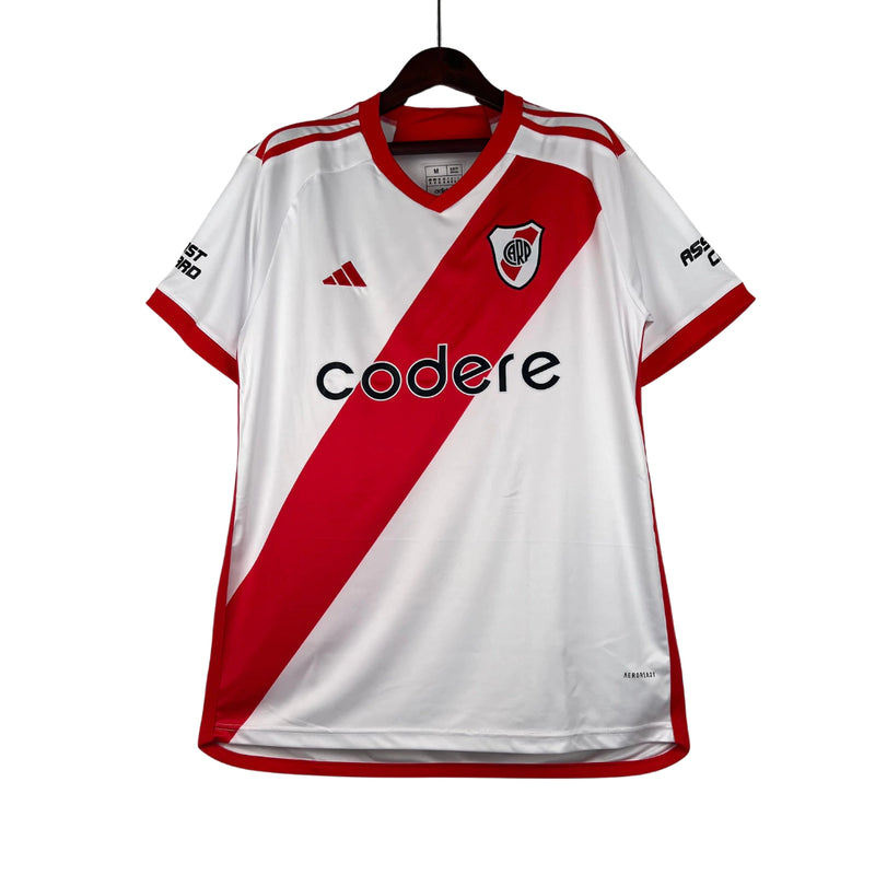 Camisa River Plate Home 23/24 Torcedor Adidas Masculina - Branco