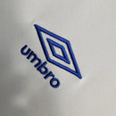 Camisa Avaí II 23/24 - Torcedor Umbro Feminina - Branca com detalhes em azul