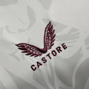 Camisa Aston Villa II 23/24 - Torcedor Castore Masculina - Branca com detalhes em vermelho
