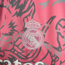 Camisa Real Madrid Edição Especial 23/24 - Torcedor Adidas Masculina - Rosa com detalhes em branco e cinza