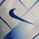Camisa Seleção Grécia I 23/24 - Torcedor Nike Masculina - Branca com detalhes em azul