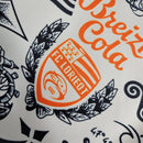 Camisa Lorient Edição Especial 23/24 - Torcedor Umbro Masculina - Branca com detalhes em preto e laranja