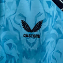 Kit Infantil Atlético de Bilbao II Castore 23/24 - Azul com detalhes em preto e branco