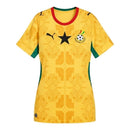 Camisa Seleção Gana II 26/27 - Torcedor Puma Feminina - Amarela com detalhes em verde e vermelho
