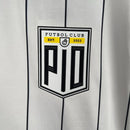 Camisa Pio FC I 23/24 - Torcedor Adidas Masculina - Branca com detalhes em preto e amarelo