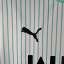Camisa Sporting Gijon III 23/24 - Torcedor Puma Masculina - Branca e verde com detalhes em preto