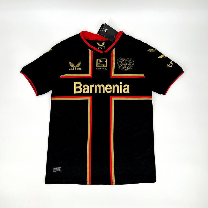Bayer Leverkusen Edição Especial 24/25 Preta e Dourada 24/25 Jersey Men's Fan Version product image