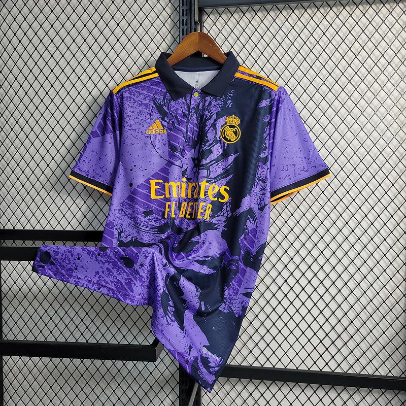 Edição Especial Real Madrid 23/24 Dragão roxo e preto 23/24 Jersey Men's Fan Version product image