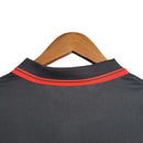 Camisa Flamengo 23/24 polo - Torcedor Adidas Masculina - Preta com detalhes em vermelho