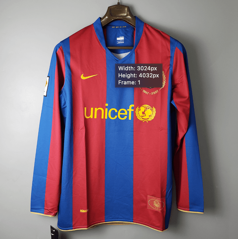 Manga Longa Barcelona 07/08 07/08 Jersey Long Sleeve Nike product image