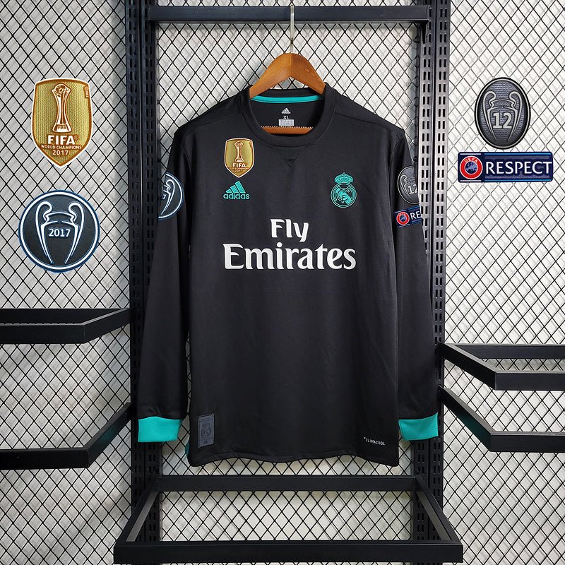 Manga Longa Real Madrid 17-18 Com patchs 17/18 Jersey Long Sleeve product image