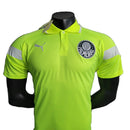 Camisa Palmeiras Treino 23/24 polo - Jogador Puma Masculina - Verde Fluorescente