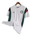 Camisa Palmeiras Treino 23/24 - Torcedor Puma Masculina - Branca com detalhes em vermelho e verde