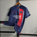 Camisa Paris Saint-Germain I 23/24 - Torcedor Nike Masculina - Azul