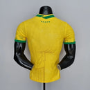 Camisa Seleção Brasileira Edição Especial Cristo Redentor Jogador Nike Masculina - Amarela