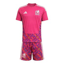 Kit Infantil Seleção México Goleiro I 26/27 - Adidas - Rosa