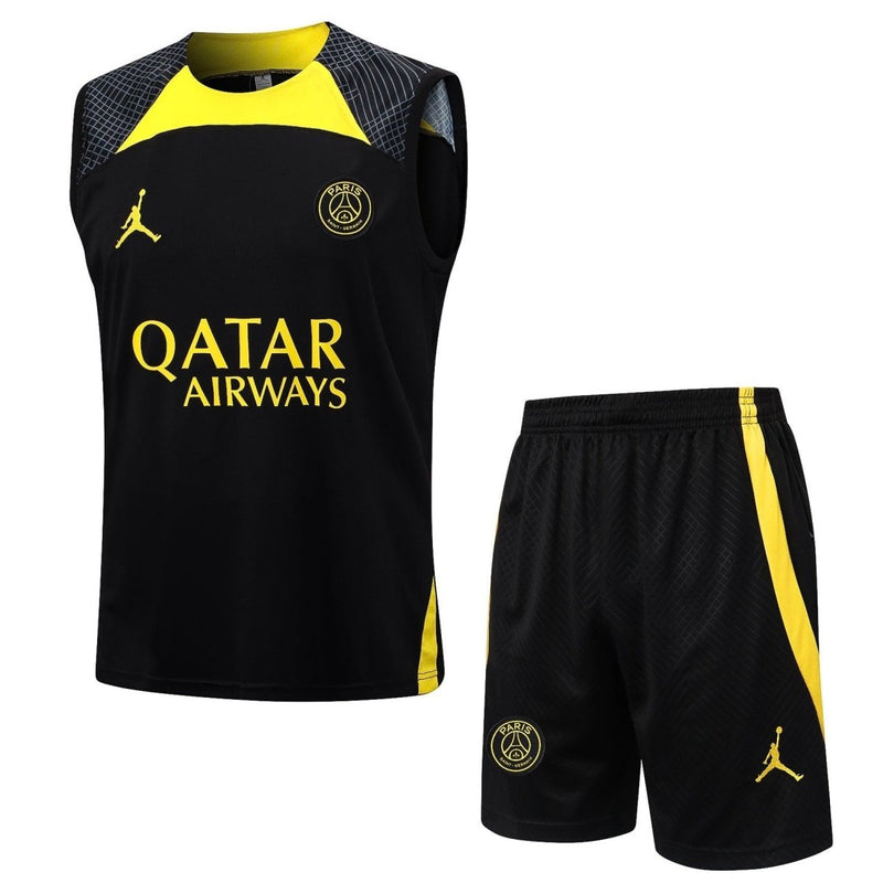 Conjunto Regata Paris Saint Germain - Preto e Amarelo Swingman Jersey product image