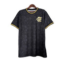 Camisa Flamengo Edição Especial Consciência Negra 23/24 Torcedor Masculina - Preta com detalhes em dourado