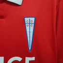 Camisa Universidad Católica II 23/24 - Torcedor Under Armour Masculina - Vermelha com detalhes em azul e branco