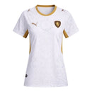 Camisa Seleção República Tcheca II 26/27 - Torcedor Puma Feminina - Branca com detalhes em cinza e dourado