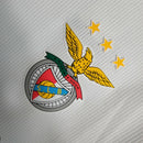 Camisa Benfica II 23/24 - Torcedor Adidas Masculina - Branca com detalhes em vermelho e preto