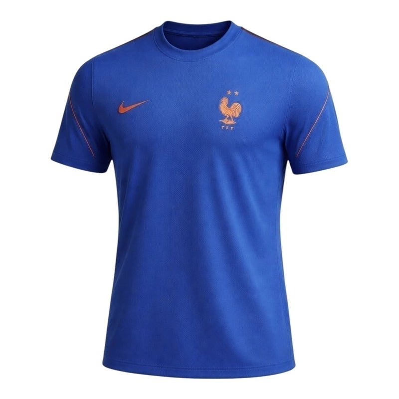 Camisa Seleção França Treino 26/27 - Torcedor Nike Masculina - Azul