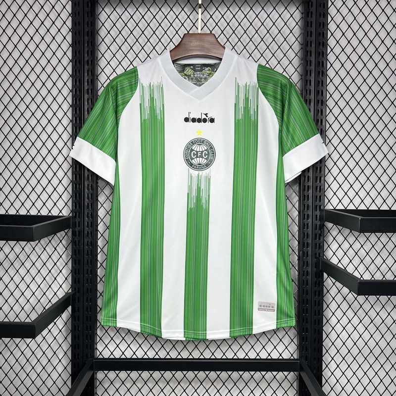 do Coritiba 24/25 Verde Listrada 24/25 Jersey Men's Fan Version product image