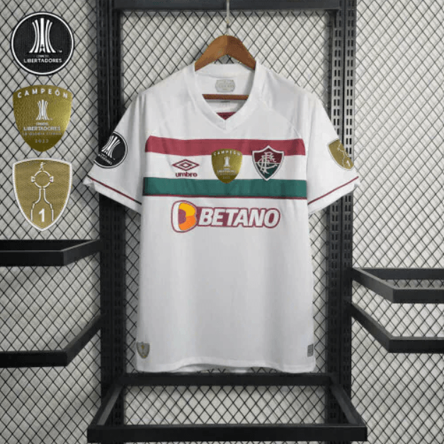 Fluminense - 2023/24 Fora - Com todos os Patches 23/24 Away Jersey Men's Fan Version product image