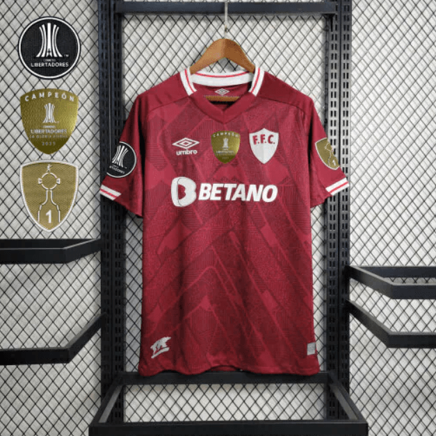 Fluminense - 2023/24 Fora - Com todos os Patches 23/24 Away Jersey Men's Fan Version product image