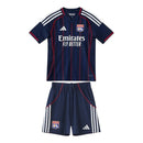 Kit Infantil Lyon II 25/26 - Adidas - Azul e vermelho