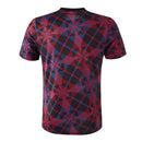 Camisa Lyon Pré-jogo 25/26 - Torcedor Adidas Masculina - Preta com detalhes em vermelho e azul