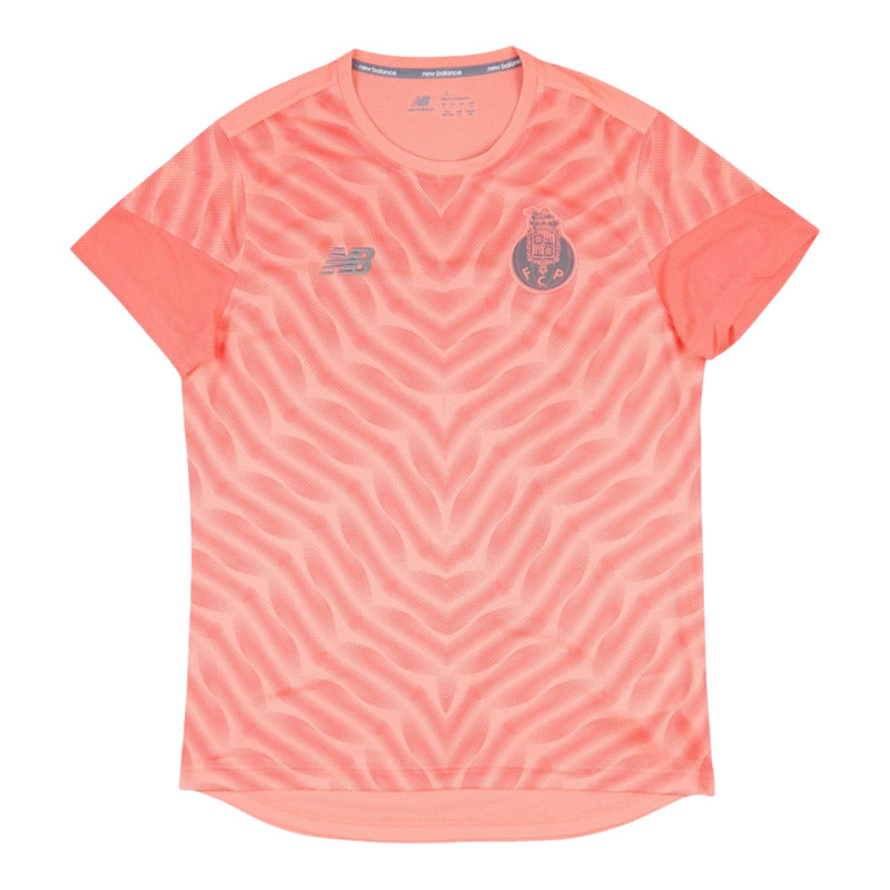 Camisa Porto Pré-jogo 25/26 - Torcedor New Balance Masculina - Laranja e cinza
