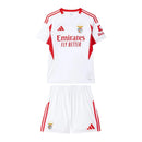 Kit Infantil Benfica III 25/26 - Adidas - Branco e vermelho