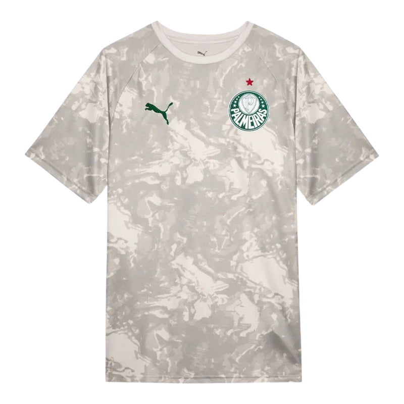 Camisa Palmeiras Pré-jogo 26/27 - Torcedor Puma Masculina - Bege