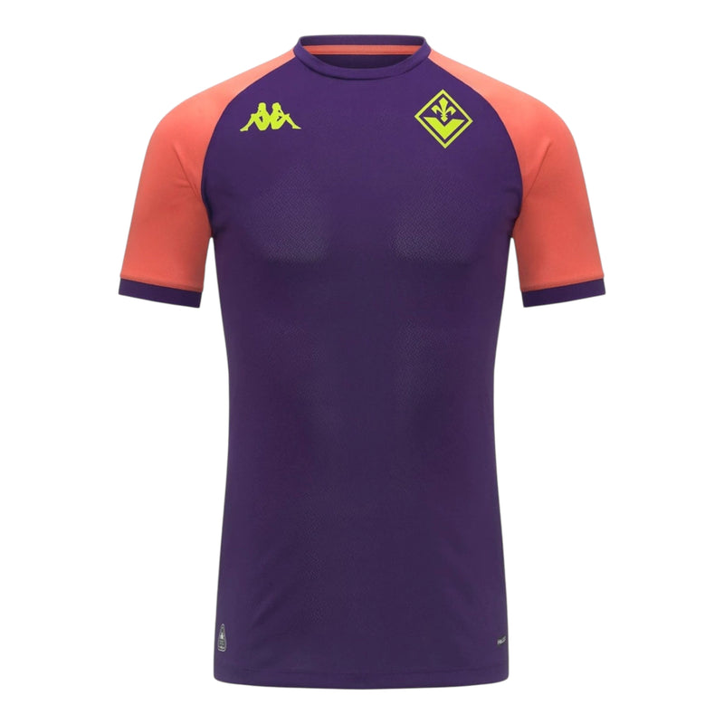 Camisa Fiorentina Treino 25/26 - Torcedor Kappa Masculina - Roxa e laranja
