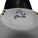 Camisa Leeds 25/26 - Jogador Adidas Masculina - Branca com detalhes em azul e amarelo