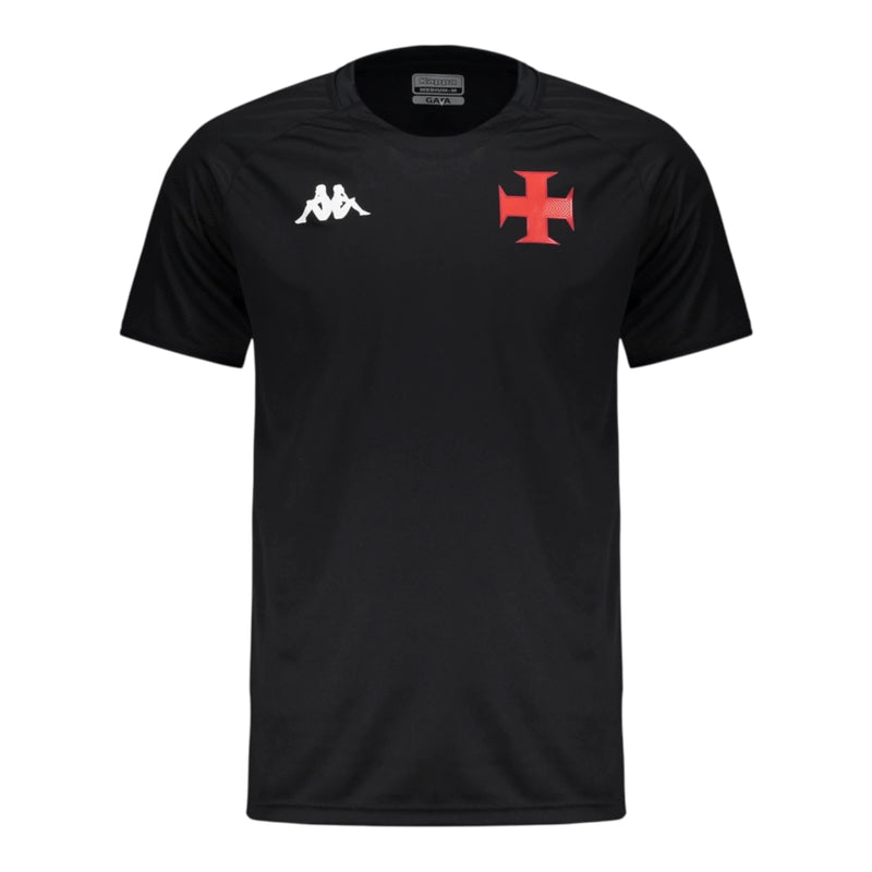 Camisa Vasco da Gama Treino 25/26 - Torcedor Kappa Masculina - Preta