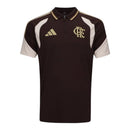 Camisa Polo Flamengo Treino 26/27 - Torcedor Adidas Masculina - Marrom
