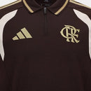 Camisa Polo Flamengo Treino 26/27 - Torcedor Adidas Masculina - Marrom