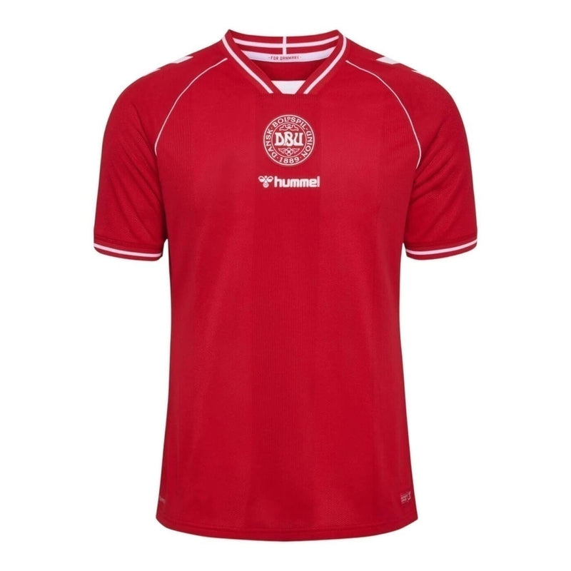 Camisa Seleção Dinamarca I 26/27 - Torcedor Hummel Masculina - Vermelha